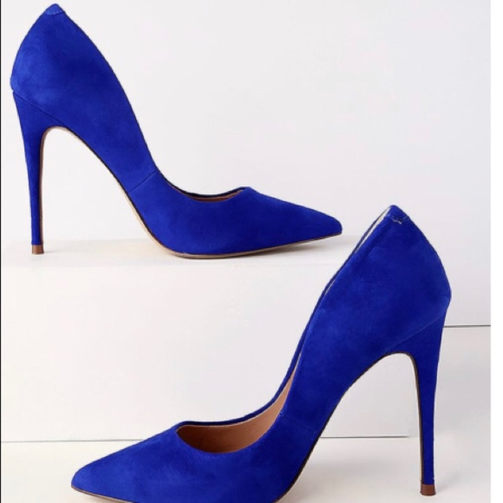 Blue heels